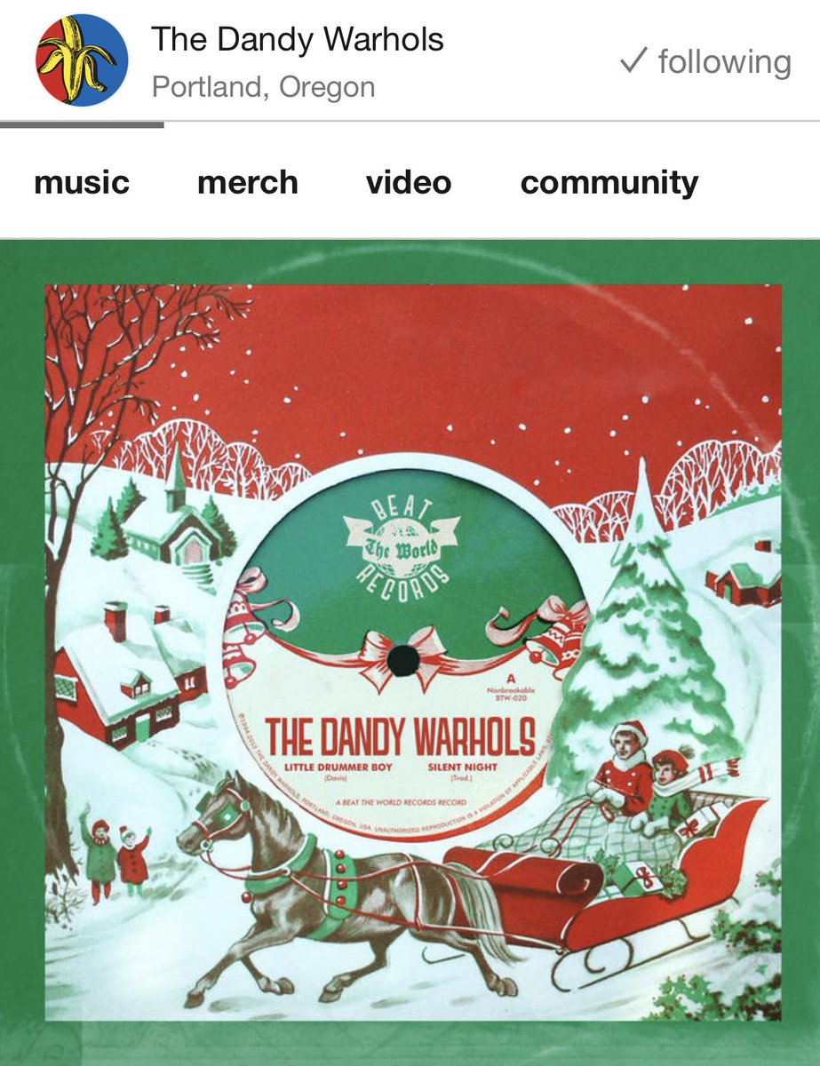 hey all youse posting your spotify wrapped, how about sliding us over some dough that doesn’t go to corrupt corporations and does go directly to us and we’ll slide over some rock. it’s bandcamp friday where we get 100% of your purchase. today only at music.dandywarhols.com