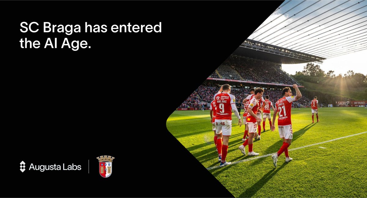 .<a href="/SCBragaOficial/">SC Braga</a> has entered the AI age with Augusta Labs.

We’re proud to partner with one of the nation’s leading sports clubs to define their AI strategy and approach.

Starting with elevating fan engagement and operational excellence, through novel Generative AI based