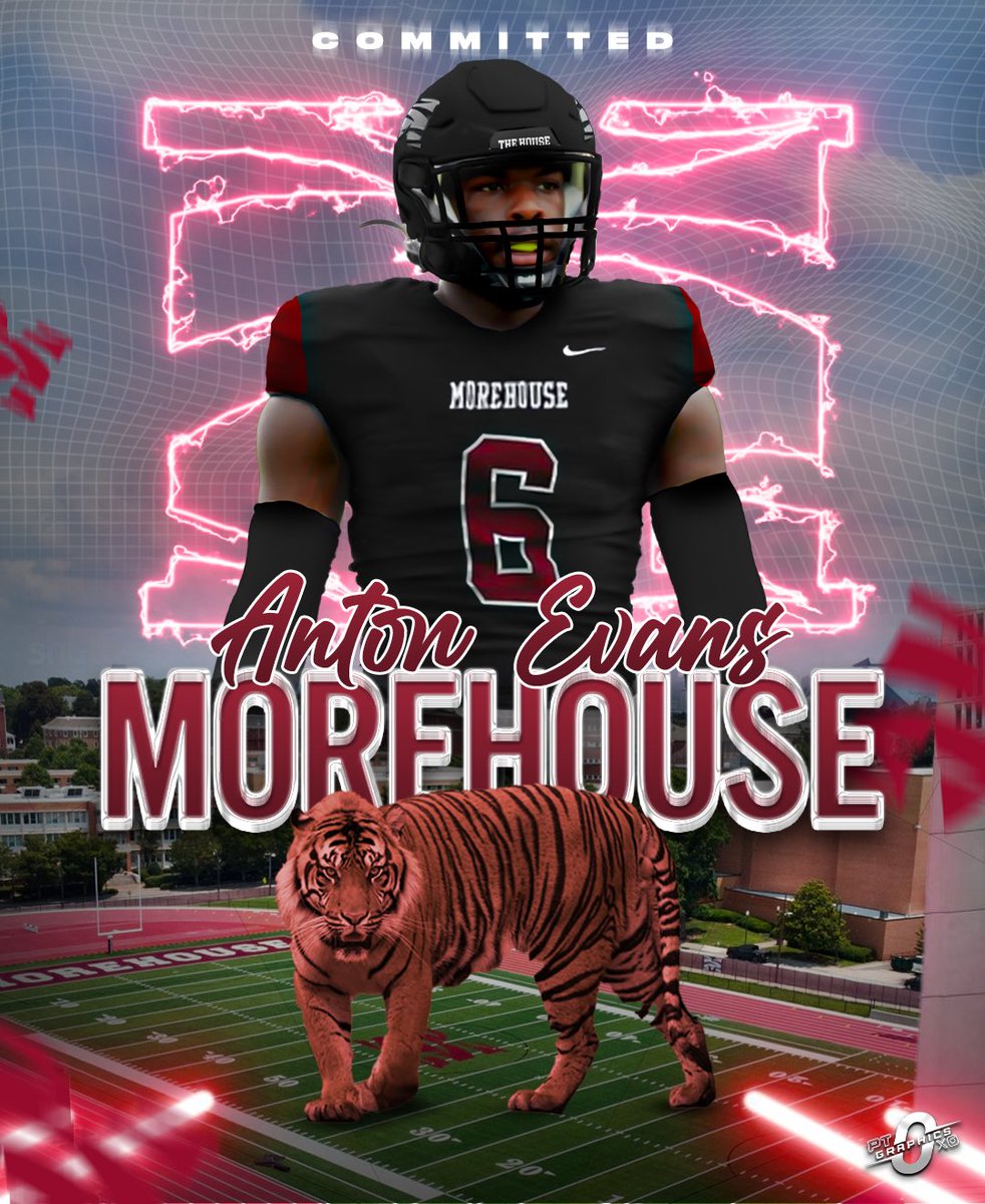 I am blessed to say that I am committing to Morehouse College 🐅 #uncommon <a href="/MorehouseFB/">Morehouse Football</a> <a href="/coachmathis81/">Terance Mathis</a> <a href="/CoachEdwards_R/">Coach Ryan Edwards</a> <a href="/Coach_AJohnson3/">Coach Johnson</a> <a href="/HBCUSports1/">HBCU Premier Sports & More</a>
