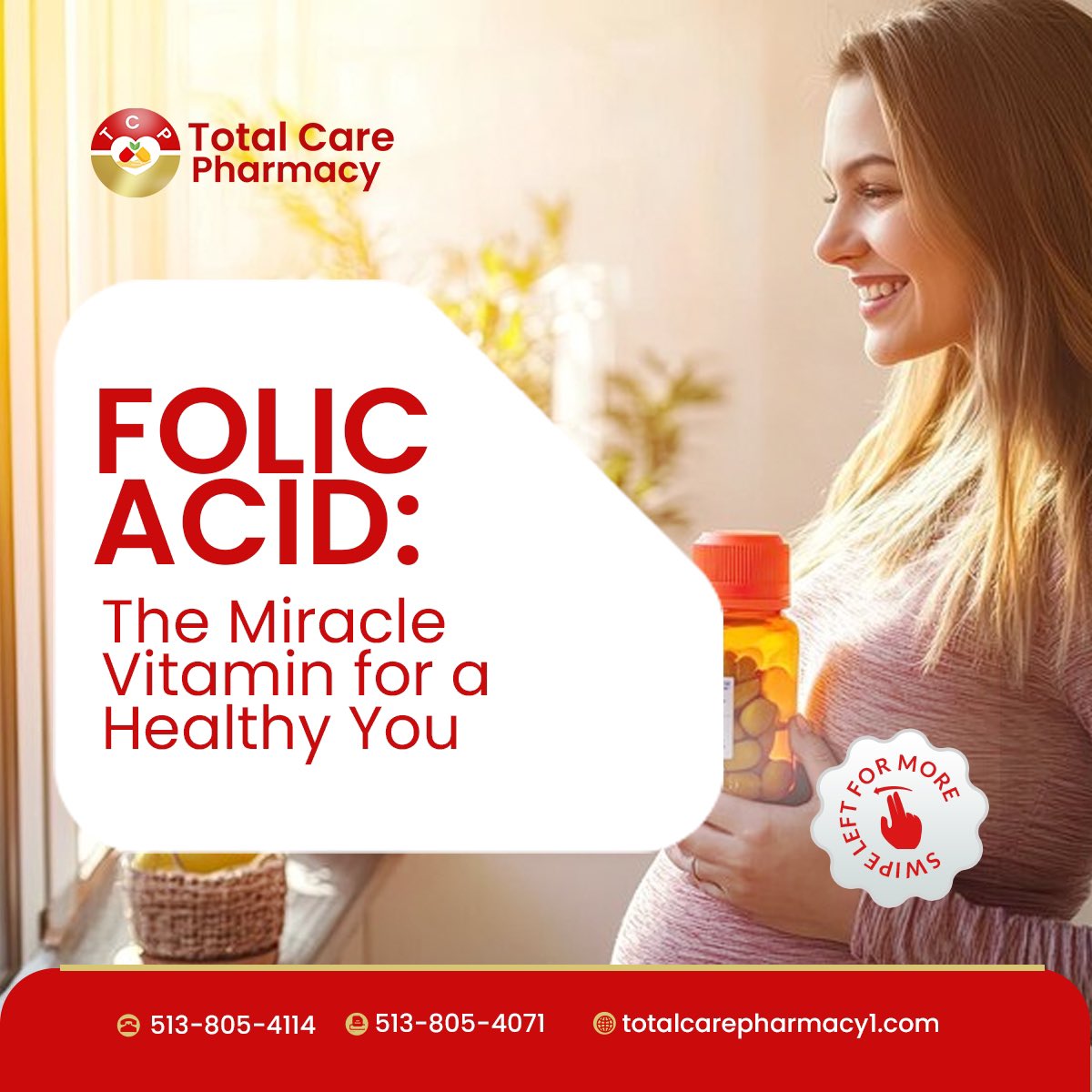 tcpharmacy24's tweet photo. Make sure to include folate-rich foods like leafy greens, legumes, and whole grains in your diet.
#FolicAcid #HealthyLiving #Wellness PrenatalHealth #BirthDefectPrevention https://t.co/2fpnZYHQBn