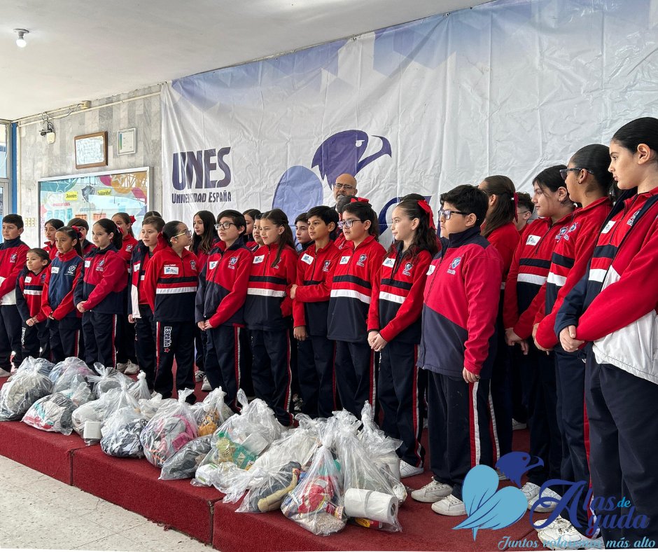Estamos muy agradecidos con los alumnos de Primaria del Colegio España Jardines por su valiosa participación en este gran proyecto.
#AlasDeAyuda #AyudemosaAyudar #DonaParaAyudar #ColegioEspaña #UNES #Durango