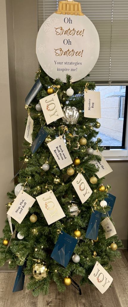 MrsHudson_GE's tweet photo. OhStratetree, OhStratetree! 🎄

Groves ICs Holiday Edition of Keep Your Foot On The Gas!  We can't wait to see our teachers having fun incorporating @lead4ward playlists.  @kloneal2 @HumbleElemMath @HumbleISD_PL @Angela_bland1 @HumbleISD_GE @MrsRFiore https://t.co/ITMuE3wWso