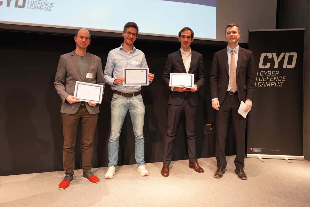 Albert Gran Alcoz (@albertgran) on Twitter photo Very happy to receive the CYD Award 2024 for Outstanding Publication for "Aggregate-based Congestion Control for Pulse-Wave DDoS Defense" (ACM SIGCOMM 2022) ๐๐
Kudos to <a href="/MasorX/">Martin</a>, <a href="/VLenders/">Vincent Lenders</a>, <a href="/lvanbever/">Laurent Vanbever / @laurent@vanbever.ch</a>, and thanks to the Cyber-Defence Campus and armasuisse for the recognition ๐ Very happy to receive the CYD Award 2024 for Outstanding Publication for "Aggregate-based Congestion Control for Pulse-Wave DDoS Defense" (ACM SIGCOMM 2022) ๐๐
Kudos to <a href="/MasorX/">Martin</a>, <a href="/VLenders/">Vincent Lenders</a>, <a href="/lvanbever/">Laurent Vanbever / @laurent@vanbever.ch</a>, and thanks to the Cyber-Defence Campus and armasuisse for the recognition ๐