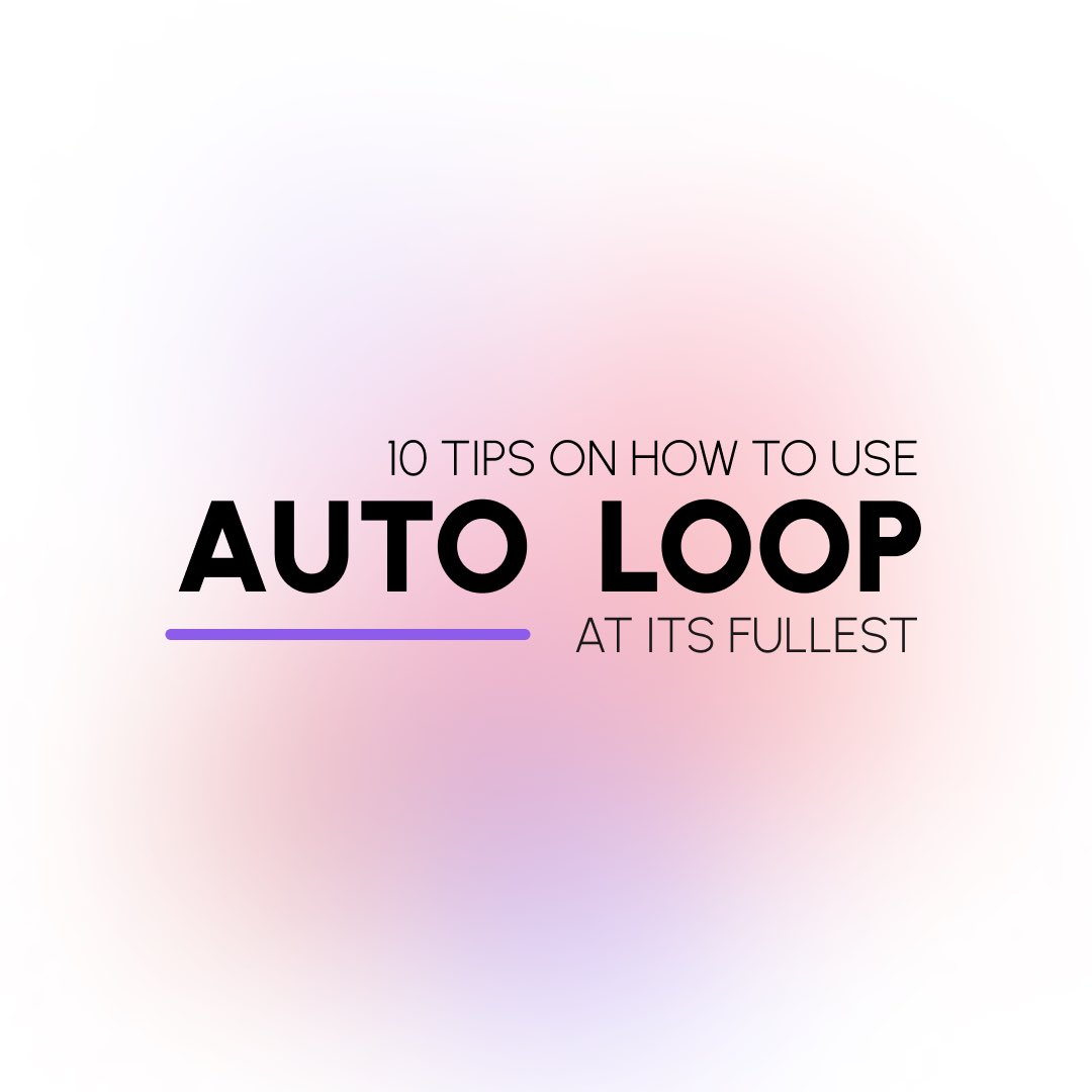 soundverse_ai's tweet image. Transform your grooves with Auto-Loop! Create seamless loops and elevate your tracks effortlessly. 

Explore our tips to maximize this feature!
#autoloop #musicproduction #aimusic #ArtificialInteligence