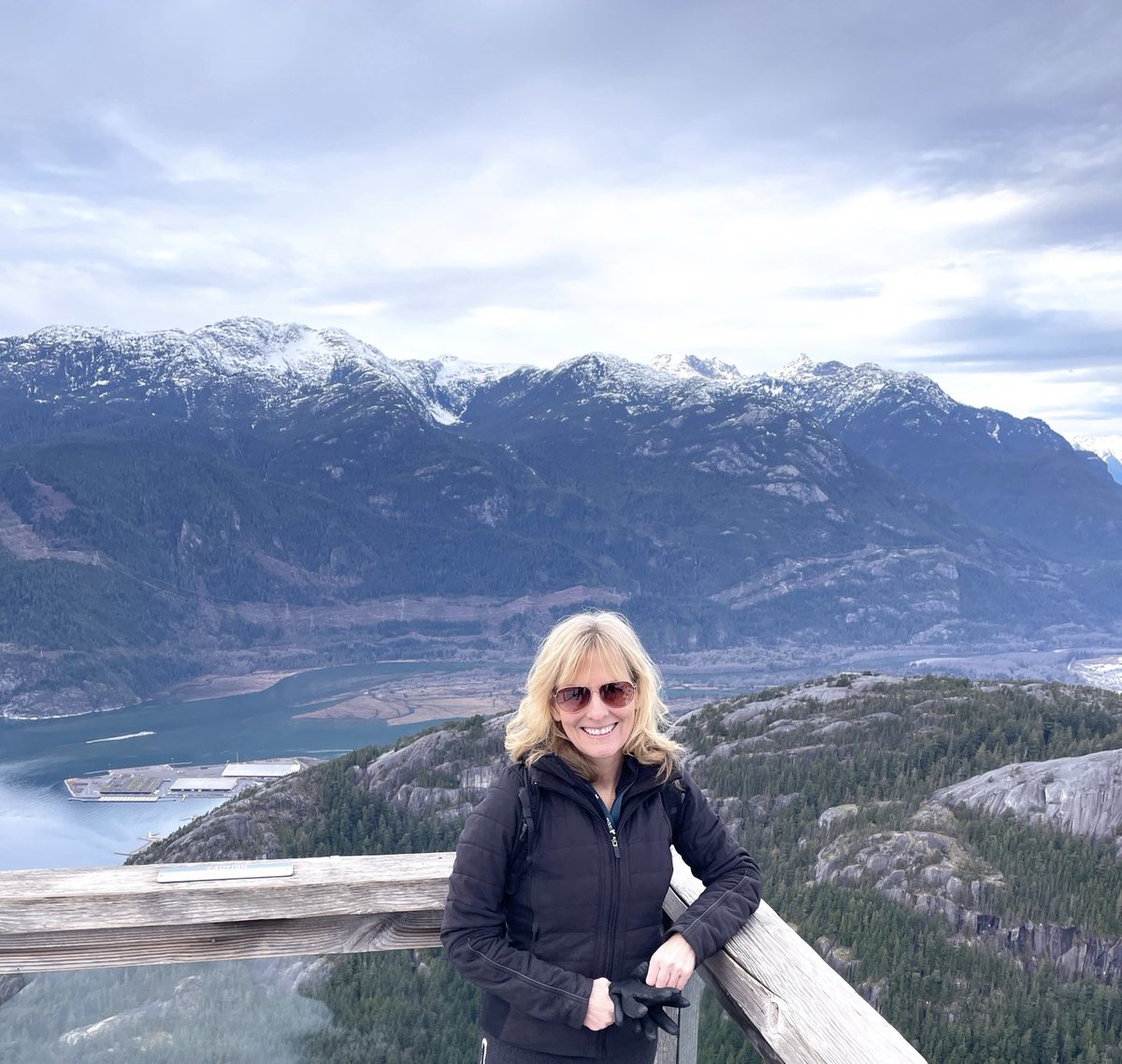 Hiking to get a different perspective on your home can be refreshing #Squamish