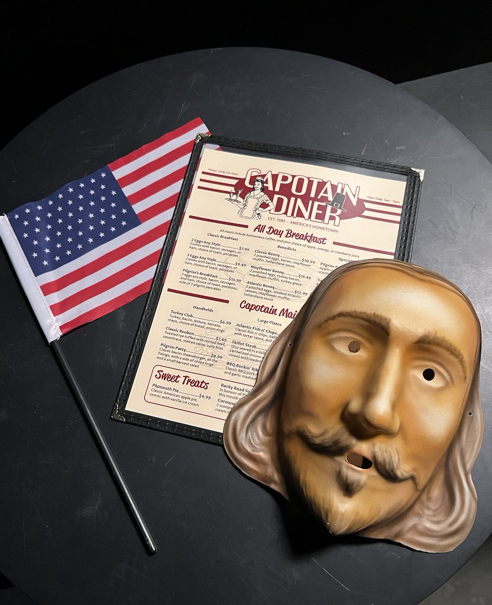 vipfanauctions's tweet photo. Thanksgiving is Back in the Winter Entertainment Memorabilia Auction- Bid Now!
LOT #280: THANKSGIVING PRODUCTION USED PILGRIM MASK, 2 MENUS & FLAG
https://t.co/kzyo9hzbXn
#auction #movieprops #BidNow #moviememorabila #screenused #props #thanksgivingmovie https://t.co/WiF4T46dcG