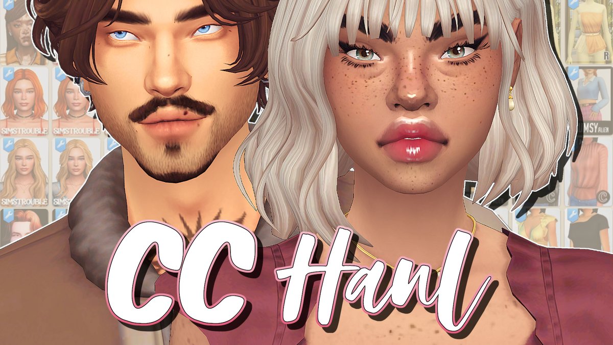 ⭐️ N E W V I D E O ⭐️ 150 NEW CC ITEMS! | sims 4 male &amp; female cc haul #92 🌿 + links

▶️youtu.be/BgfH5N9LI_k