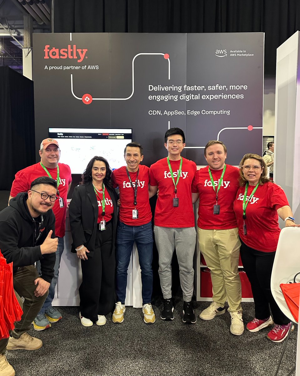 fastly's tweet photo. Thank you #ASWreInvent! Great conference in Las Vegas that brought together the latest innovations in cloud computing. @AWS https://t.co/IhDPRNhSkK