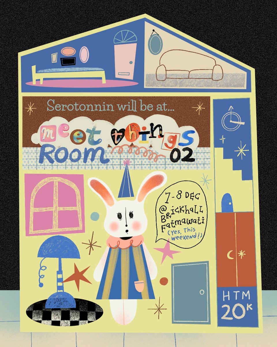 serot0nnin's tweet image. Super late late catalogue post for Meet Things Room 2.  See you this weekend 7-8 Dec at Brickhall Fatmawati!😌💥