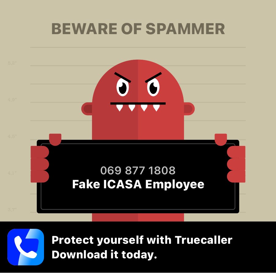 Ntokozo_ND's tweet photo. Truecaller saved me from this spammer! Get protected now:
https://t.co/RhNrMbd0uR #SpamShame https://t.co/KHmDNiYkd6