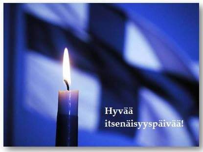Rauhallista ja turvallista juhlapäivän iltaa!

#itsenäisyyspäivä