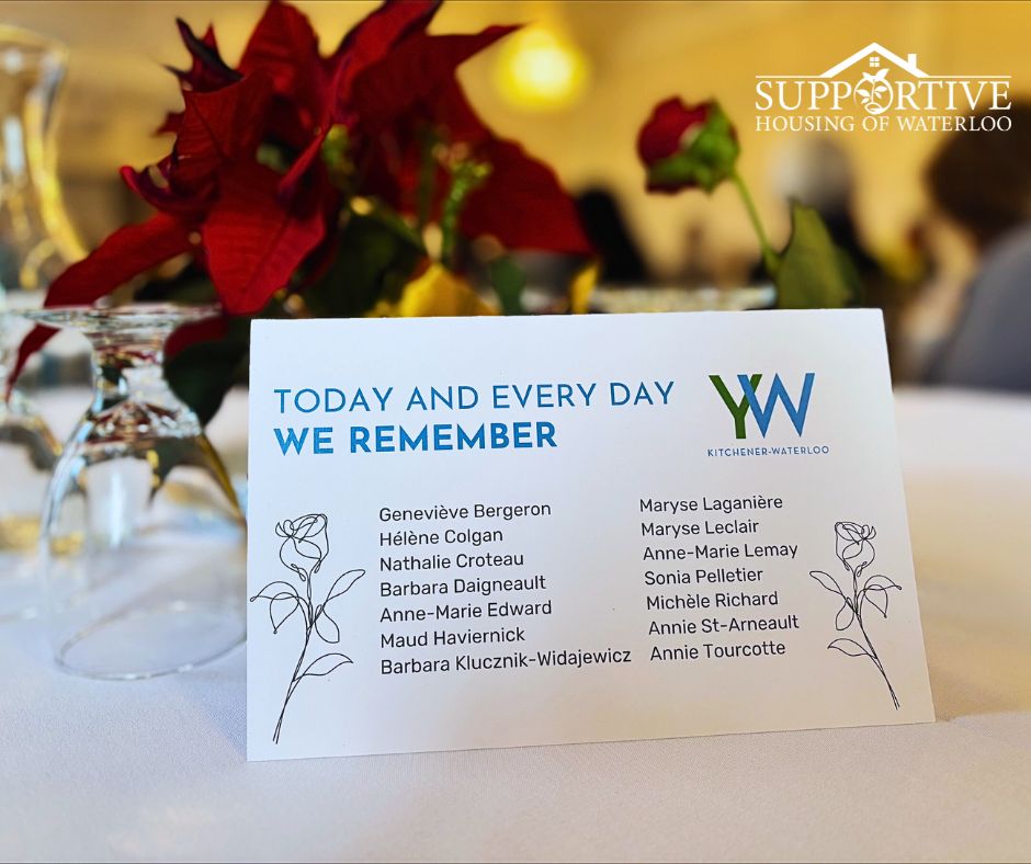 "We were honoured to be included [in <a href="/ywcakw/">YWCA Kitchener-Waterloo</a>'s National Day of Remembrance &amp; Action on Violence Against Women Breakfast,  held on Dec.6th] and to have the opportunity to share space with such an inspiring group of women and allies", stated SHOW'S Leigh-Ann Christian.