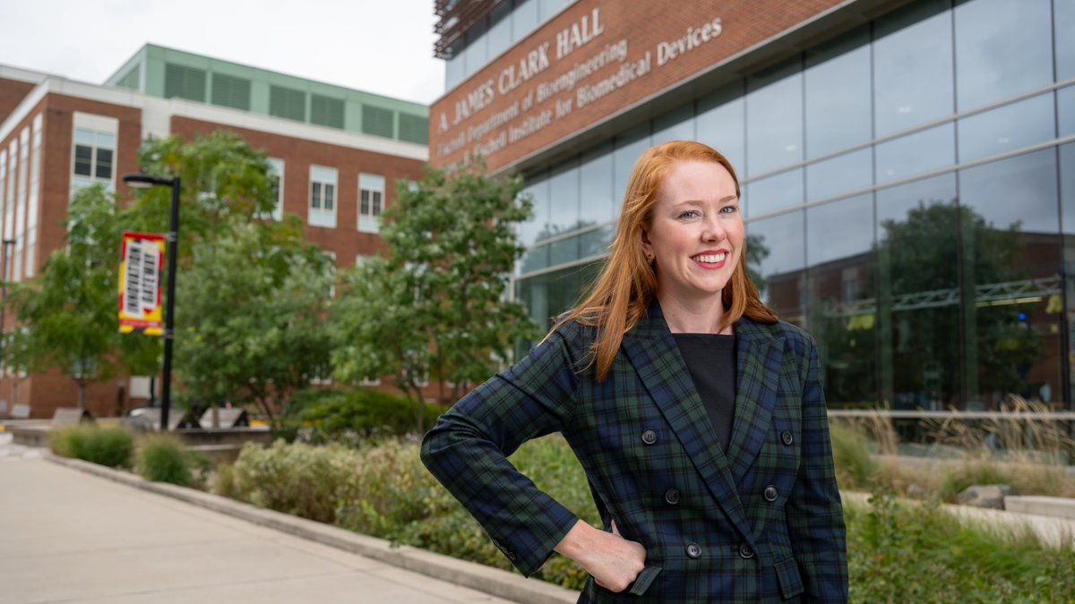 Maryland Engineering (@clarkschool) on Twitter photo More than 1 in 10 babies in the U.S. are born preterm, but no FDA-approved treatments exist. <a href="/HZierden/">Hannah Zierden</a> from <a href="/UMD_CHBE/">Maryland Chemical and Biomolecular Engineering</a> and <a href="/FischellInstUMD/">Fischell Institute for Biomedical Devices</a> is exploring bacterial extracellular vesicles (bEVs) for targeted drug delivery—bringing hope to families: eng.umd.edu/better-health More than 1 in 10 babies in the U.S. are born preterm, but no FDA-approved treatments exist. <a href="/HZierden/">Hannah Zierden</a> from <a href="/UMD_CHBE/">Maryland Chemical and Biomolecular Engineering</a> and <a href="/FischellInstUMD/">Fischell Institute for Biomedical Devices</a> is exploring bacterial extracellular vesicles (bEVs) for targeted drug delivery—bringing hope to families: eng.umd.edu/better-health