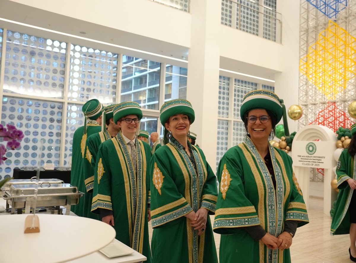 AKUISMC's tweet photo. It’s a momentous day as our 2025 cohort marks the completion of their academic journey at AKU-ISMC! 🎓🌟 Their hard work, dedication, and perseverance have led them to this incredible milestone. Here’s to new beginnings and endless possibilities! 🥳 #AKUISMC #CompletionCeremony https://t.co/2emqPCVVzm