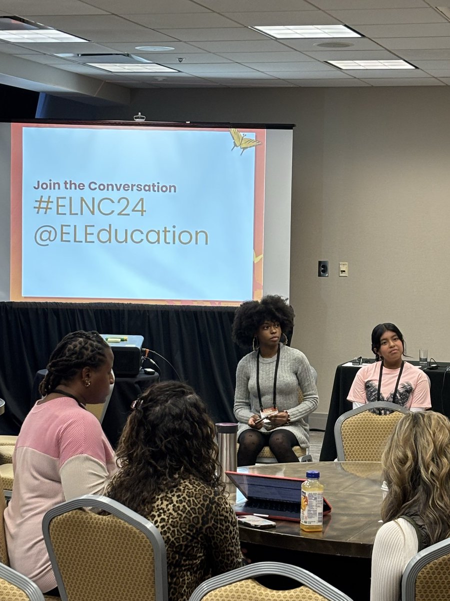 My final session at the EL conference was led by a high school and middle school student.  Their closing quote, “Coming from a student who has been in the valley and at the top of the mountain, the hike is a whole lot easier when you have someone to guide you”.  #ELNC24