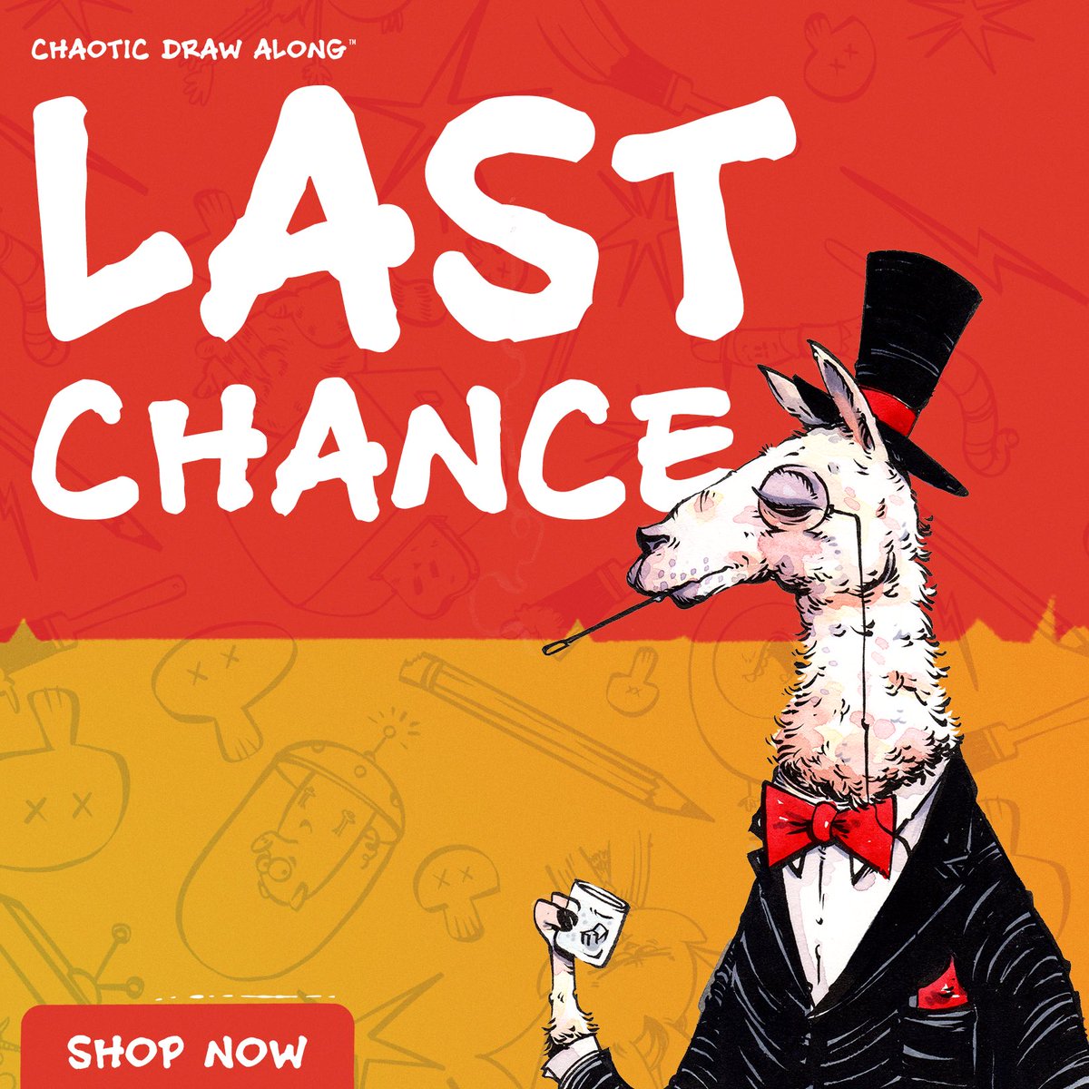 ChaoticDraw's tweet photo. 🚨 CYBER WEEK LAST CHANCE 🚨 

Grab our exclusive bundle featuring a Prompt Deck, 3 Booster packs, Doodle books, a Tote Bag, Kneadable eraser &amp; Pencils 🤩 

Don’t miss your chance to join in on the chaos!

🛒 https://t.co/qn6675Kmrk https://t.co/uSVDkcB7Lb