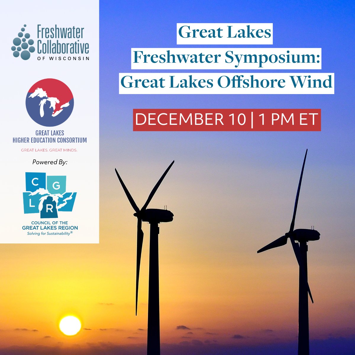 What are the challenges &amp; opportunities for offshore wind energy in the #GreatLakes?

Join this webinar on December 10 to gain insight into the Great Lakes' potential for producing wind energy &amp; how they compare to &amp; differ from ocean waters in the US.

👇
councilgreatlakesregion.org/event/great-la…