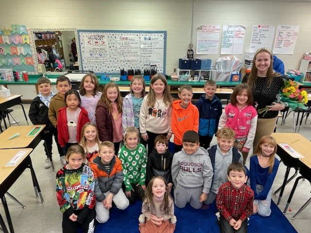 PoquosonSchools's tweet photo. Congratulations to the PPS Teacher of the Year, Ms. Megan Chaos!! https://t.co/p5FKf1a5CJ