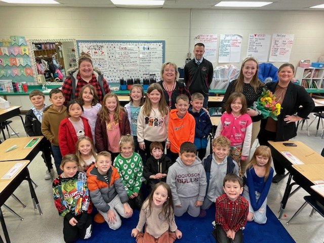 PoquosonSchools's tweet photo. Congratulations to the PPS Teacher of the Year, Ms. Megan Chaos!! https://t.co/p5FKf1a5CJ