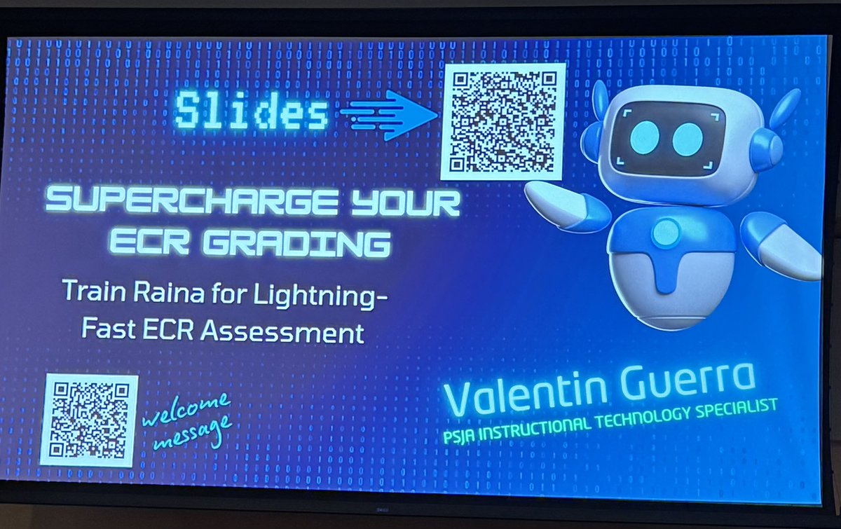 Debbie Pingel (@dpingel) on Twitter photo Learning how to train a <a href="/magicschoolai/">MagicSchool AI 💜 🪄✨</a> bot to help with ECR grading with <a href="/valentinvguerra/">Valentin V. Guerra</a> <a href="/RegionOneESC/">Region One ESC</a> <a href="/ESC1_LRI/">Region One InsTech</a> #R1AIinEDU <a href="/PSJAISD/">PSJA ISD</a> Learning how to train a <a href="/magicschoolai/">MagicSchool AI 💜 🪄✨</a> bot to help with ECR grading with <a href="/valentinvguerra/">Valentin V. Guerra</a> <a href="/RegionOneESC/">Region One ESC</a> <a href="/ESC1_LRI/">Region One InsTech</a> #R1AIinEDU <a href="/PSJAISD/">PSJA ISD</a>