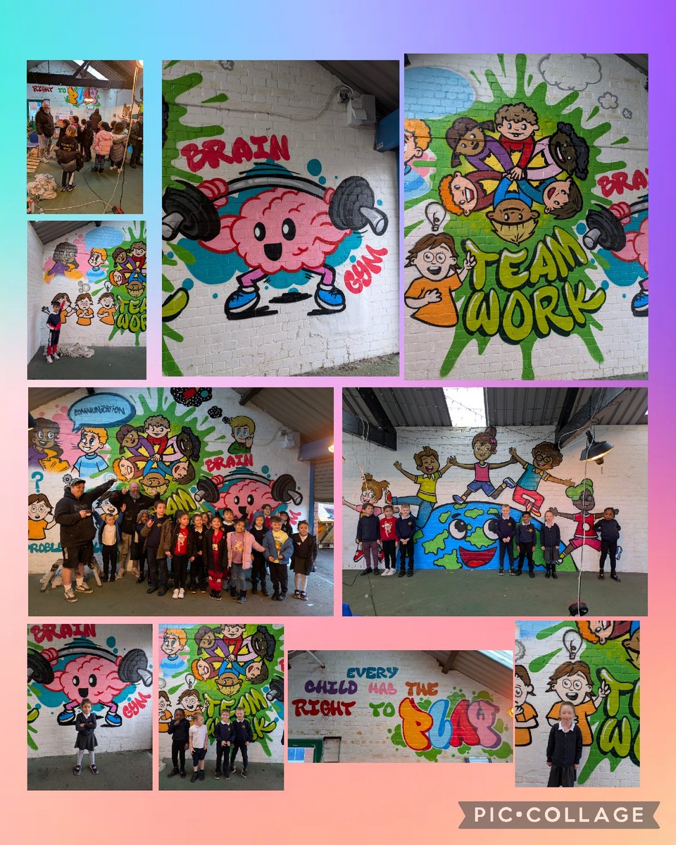 Sandfields_Pri's tweet photo. Dosbarth Angel and Dosbarth Blodwen have watched their designs come to life this week in the mural for our Outdoor Classroom. A big thank you to everyone who sponsored our Art-A-Thon and to Ryan and Matthew @ThewCrew for making this possible #sfpearts #sfparticle31 https://t.co/AwuzVVYOel
