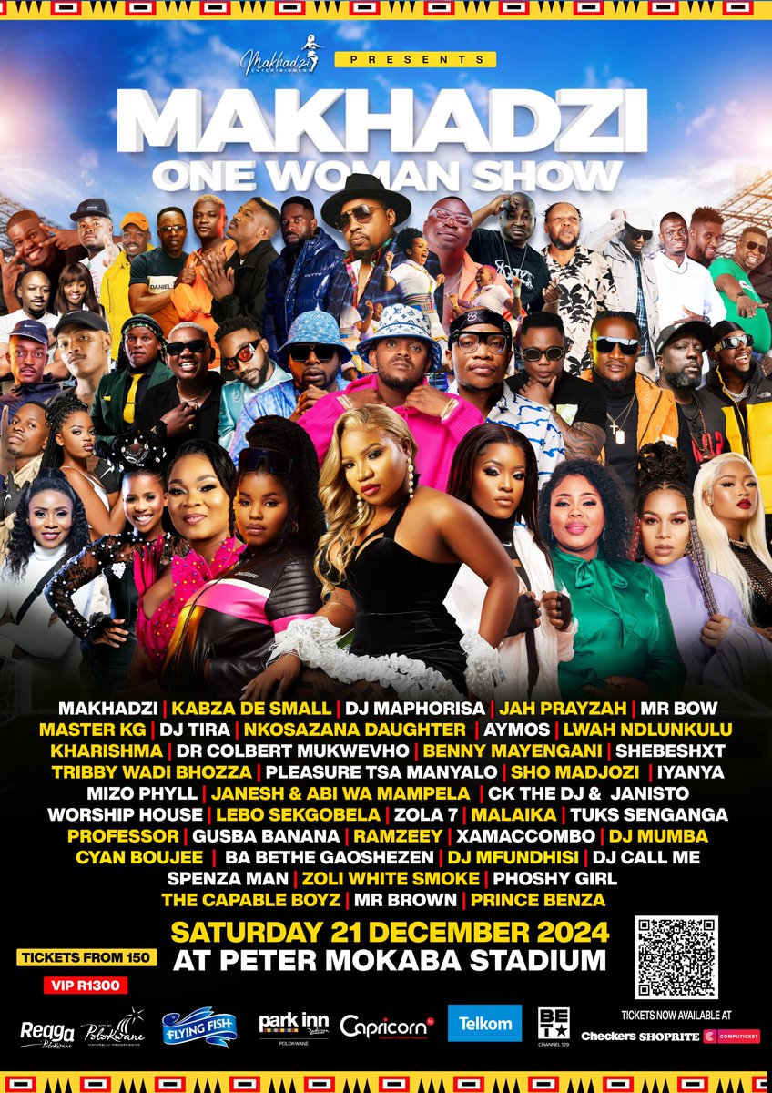 CapricornFM's tweet photo. It’s happening on Saturday the 21st of December! 

A show that will move, inspire and entertain. @MakhadziSA will leave you wanting more at the #MakhadziOneWomanShow in partnership with Capricorn FM. 

Get tickets for you and your crew here; https://t.co/6o39PUPlfD! https://t.co/JnA0YVQqWl