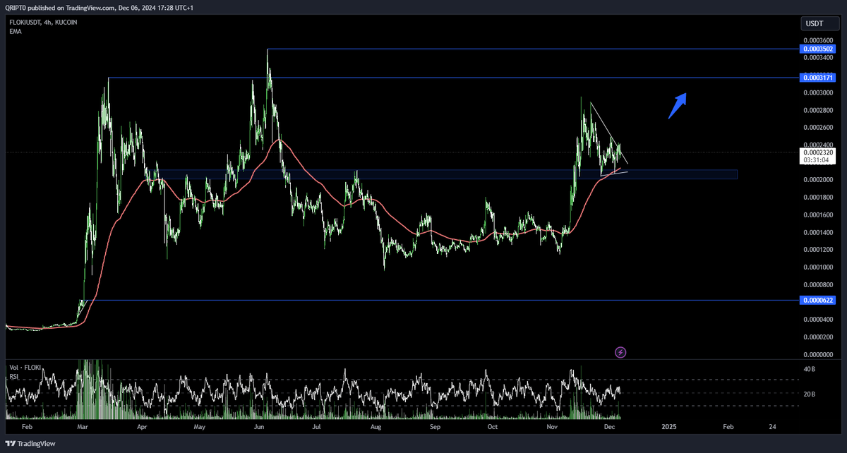 QRIPT0's tweet image. $FLOKI 
I don't necessarily like this coin, but you have to admit, this shit looks good.