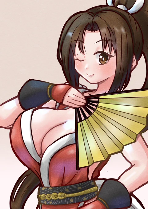 過去絵再掲で不知火舞さん 