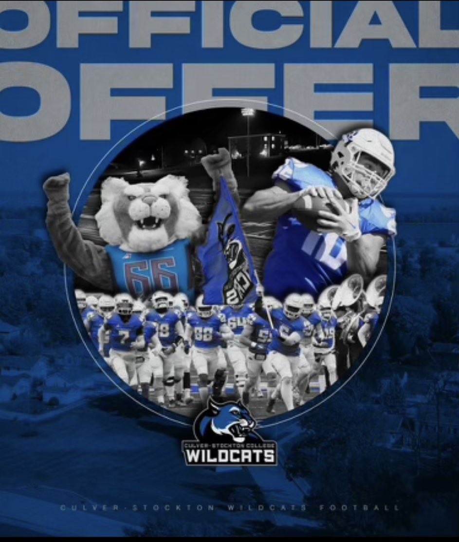 Blessed to receive my 4th offer from Culver-Stockton College!!! <a href="/CoachMelton_CSC/">RJ Melton</a> <a href="/EL_Trojans_FB/">East Lansing Football</a>
