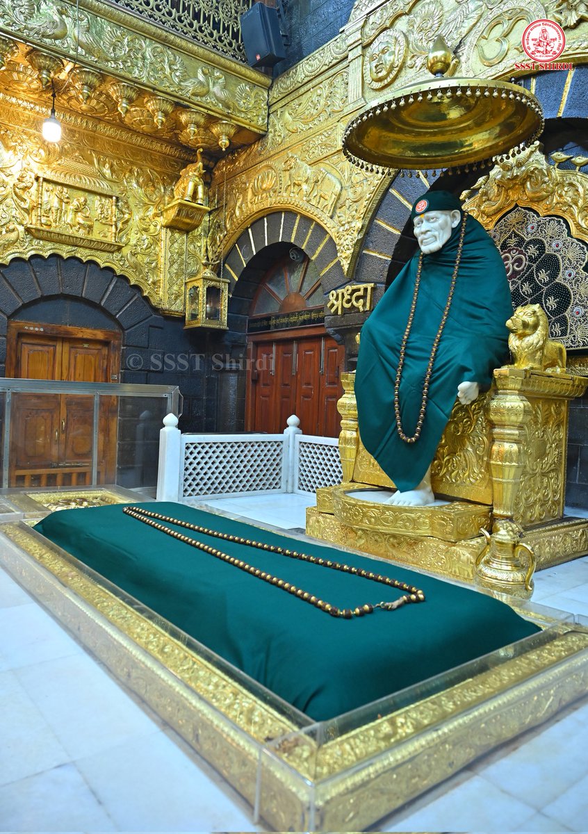 *!! ॐ साई राम !!*
*श्री साईबाबा संस्थान विश्वस्त व्यवस्था,शिर्डी*
*!! ॐ Sai Ram !!*
*Shri Saibaba Sansthan Trust, Shirdi*
≈≈≈≈≈≈≈≈≈≈≈≈≈≈≈≈≈ *आरती :-शेजारती* 
 *शुक्रवार ०६ डिसेंबर २०२४*   
*Aarti :-Shejarti*
*Friday 06 Dec 2024*