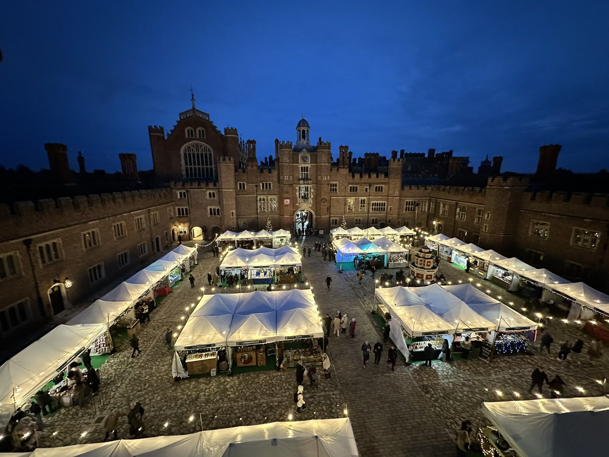 Tom O'Leary (@tomoleary72) on Twitter photo The <a href="/HRP_palaces/">Historic Royal Palaces</a> Hampton Court Festive Fayre underway this weekend and next (tho taking a break tomorrow Sat for the storm!) 🎄 🎅🏻 The <a href="/HRP_palaces/">Historic Royal Palaces</a> Hampton Court Festive Fayre underway this weekend and next (tho taking a break tomorrow Sat for the storm!) 🎄 🎅🏻