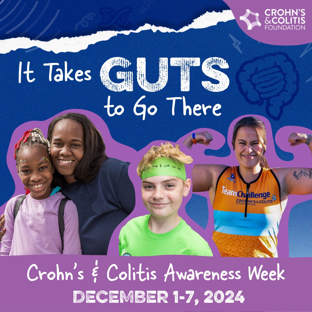 As we wrap up IBD Awareness Week, we want to thank all of you for your support in our goal to bring the realities of inflammatory bowel disease (IBD) into the spotlight. Check out the ways you can share your story or get involved with the chapter at the link in our bio!