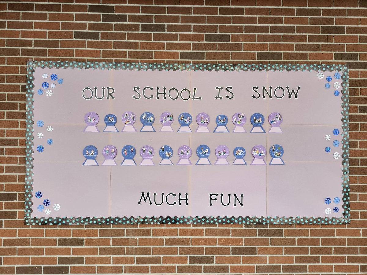 When we have a snow day we make sure we have fun! LOVE, our staff enjoys these bulletin boards.  <a href="/CundlesHeights/">Cundles Heights PS</a>
