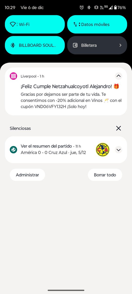 memn791206's tweet photo. @liverpoolmexico gracias por la felicitación y el descuentazo en vinos... !!! ... Creo que sus algoritmos necesitan más creatividad... Aún así gracias... https://t.co/1XwLs94kFl