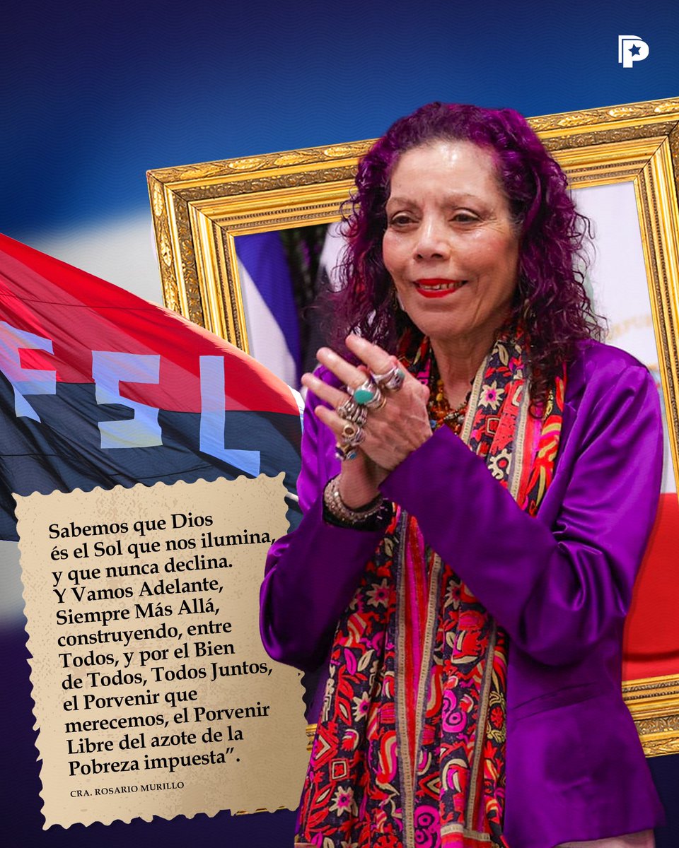 ✊🌟 Palabras de la compañera Rosario Murillo: Destaca la fuerza de la unidad y la fe como pilares fundamentales para avanzar hacia un futuro lleno de justicia y bienestar colectivo. Unidos, seguimos construyendo una Nicaragua digna y libre. ¡Vamos Adelante! 🔴⚫
