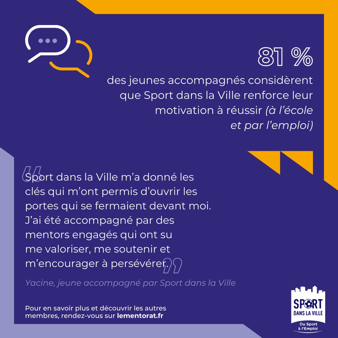 Collectif Mentorat (@collectifmentor) on Twitter photo “Les membres du Collectif Mentorat”! 💫
Aujourd’hui, découvrons l’association <a href="/SDLV_Officiel/">Sport dans la Ville</a>, qui accompagne des jeunes de 6 à 25 ans issus de quartiers prioritaires pour leur donner les mêmes chances de réussite.
+ d’infos : lementorat.fr/membres “Les membres du Collectif Mentorat”! 💫
Aujourd’hui, découvrons l’association <a href="/SDLV_Officiel/">Sport dans la Ville</a>, qui accompagne des jeunes de 6 à 25 ans issus de quartiers prioritaires pour leur donner les mêmes chances de réussite.
+ d’infos : lementorat.fr/membres