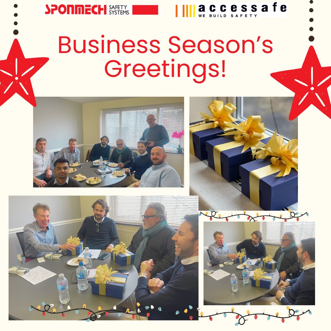 Today we had the pleasure of hosting our Accessafe partners from Italy🇮🇹 who were here for business meetings with Accessafe UK…a good opportunity to say Happy Christmas and thanks for everything in 2024! 🎁❤️🎄🤝
#BusinessPartners #Acccessafe #Sponmech #2025Business