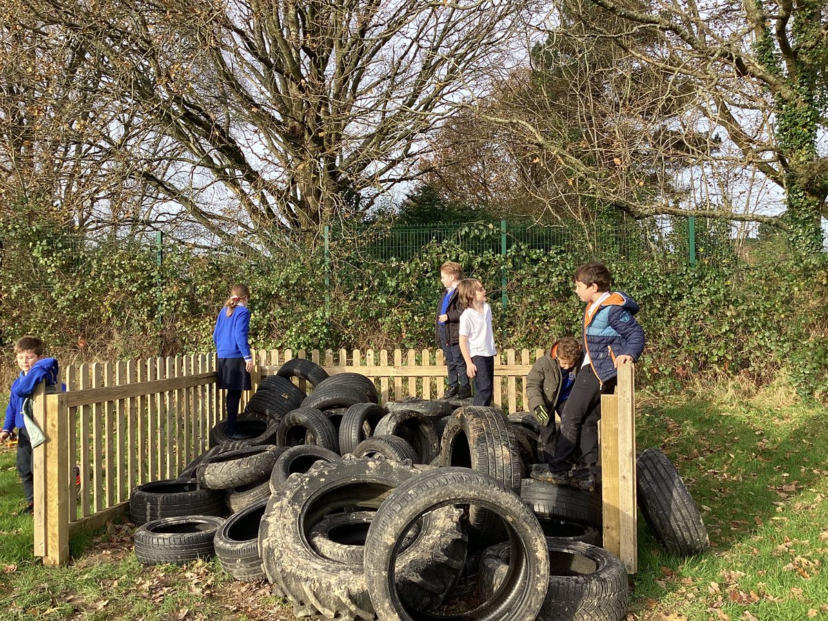 A spot of climbing, table tennis and tyre fun too #funatlunch <a href="/OPAL_CIC/">Outdoor Play and Learning (OPAL) CIC</a>
