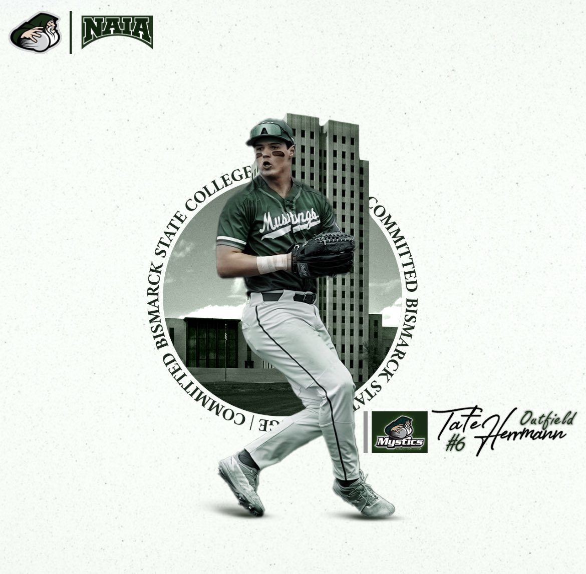 Tate Herrmann (@herrmann_tate) on Twitter photo I am proud to announce my commitment to Bismarck state. Iโd like to thank my friends, family, and coaches for helping and supporting me along the way. #Committed #BSC <a href="/WFSheyenneBSB/">Sheyenne Mustangs Baseball</a> <a href="/WFMustangAD/">SHS Activities</a> <a href="/WFPatsBaseball/">West Fargo Legion Baseball</a> <a href="/MysticsBaseball/">Bismarck State College Baseball</a> I am proud to announce my commitment to Bismarck state. Iโd like to thank my friends, family, and coaches for helping and supporting me along the way. #Committed #BSC <a href="/WFSheyenneBSB/">Sheyenne Mustangs Baseball</a> <a href="/WFMustangAD/">SHS Activities</a> <a href="/WFPatsBaseball/">West Fargo Legion Baseball</a> <a href="/MysticsBaseball/">Bismarck State College Baseball</a>