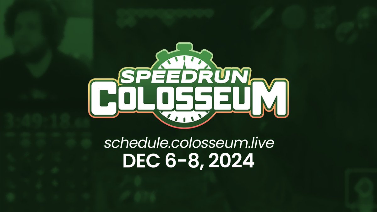 Speedrun Colosseum is LIVE, and we are raising money for a good cause in Direct Relief! Be sure to tune in and enjoy the show. Watch at twitch.tv/spikevegeta or you can tune in from my stream as well!
