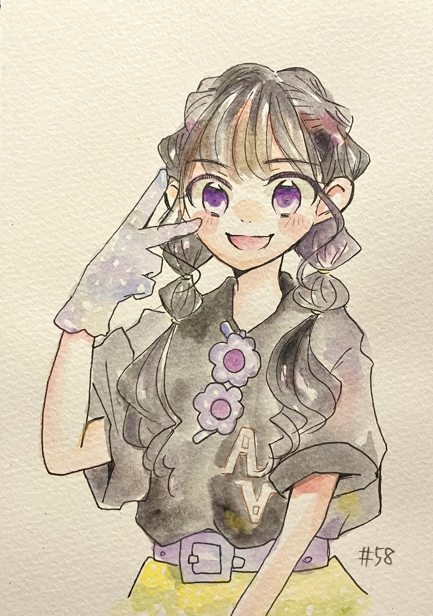 「#60〜57 」|そら@アイドルに夢中のイラスト