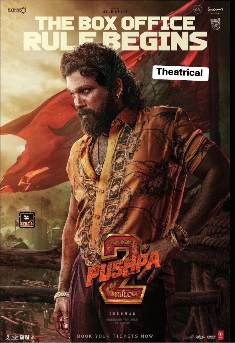 cineAddaUS's tweet photo. Dec 2024- Week 4 #WeekendKaAdda
Theatrical- #Pushpa2
OTT Movies- #Amaran #Kanguva #NarudiBrathukuNatana #JigraOnNetflix #MatkaOnPrime #Sir #Agni #VickyVidyaKaWohWalaVideo
Web /Docu Series- #BlackDovesNetflix #Tanaav2 https://t.co/i2ZQI4jb1q