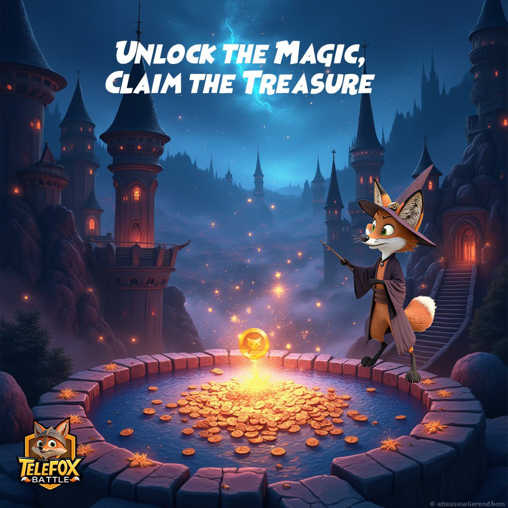 ✨ The Magic Awaits, Foxiezens! ✨

Step into the enchanted city where treasures shine, coins shimmer, and excitement never ends. Engage in real-time PvP battles, tap your way to rewards, and claim your destiny in TeleFoxBattle!

🦊 Don’t just play—experience the magic!

#telefox