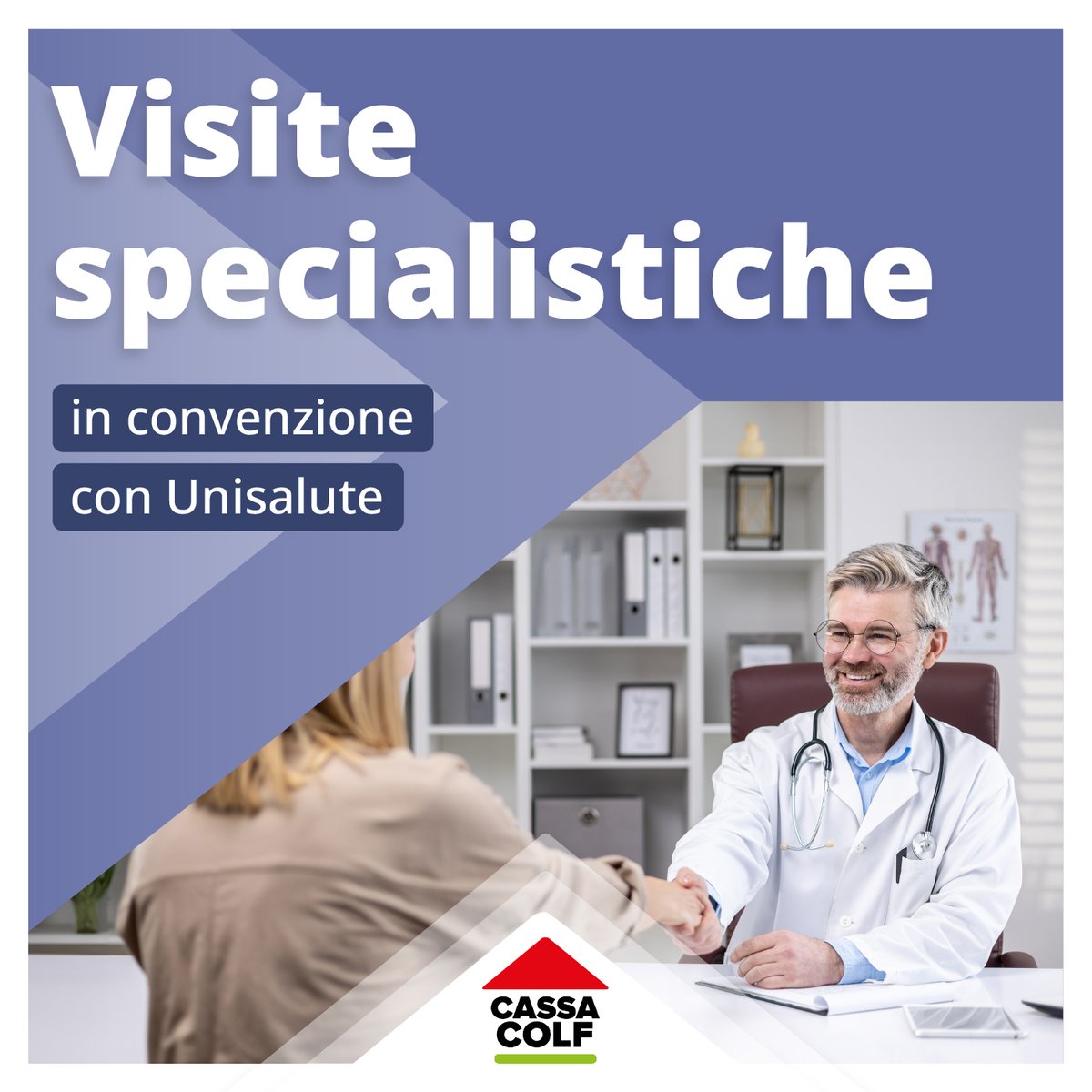 Cassa Colf è al tuo fianco per la tutela della salute!

I lavoratori iscritti hanno accesso a visite specialistiche presso strutture sanitarie convenzionate con UniSalute, con la possibilità di usufruire fino a 7 prestazioni all'anno per persona. 📷
Info: cassacolf.it/prestazioni/