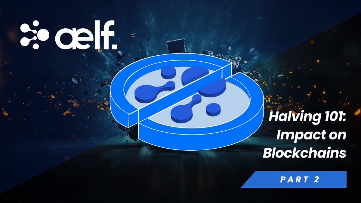 Now that we've covered the concept of #halving, let's explore its ripple effects on #blockchain networks!💡

Due to our unique architecture with #Web3 and #AI integrations, aelf's halving is expected to stand out from general blockchains.✨

Read on to find out how: