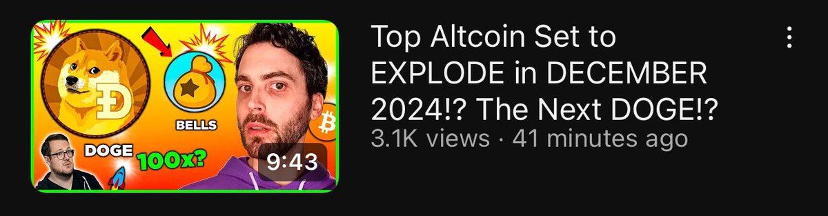 BREAKING

One of the biggest Crypto Channel <a href="/AltcoinDailyio/">Altcoin Daily (backup account)</a> takes about Bellscoin in their latest video 🤯 🔔 $Bells

Go show them love 🥰 🔔 

youtu.be/2cRz51xscBU?si…