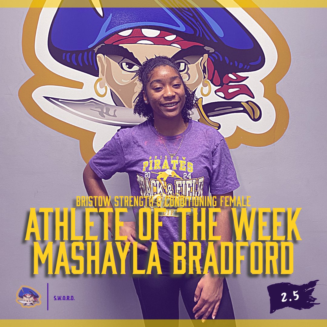 BristowPPFB's tweet photo. Congratulations to our Strength and Conditioning Athletes of the Week!
#ForgetheSWORD https://t.co/paeHgzWZFl