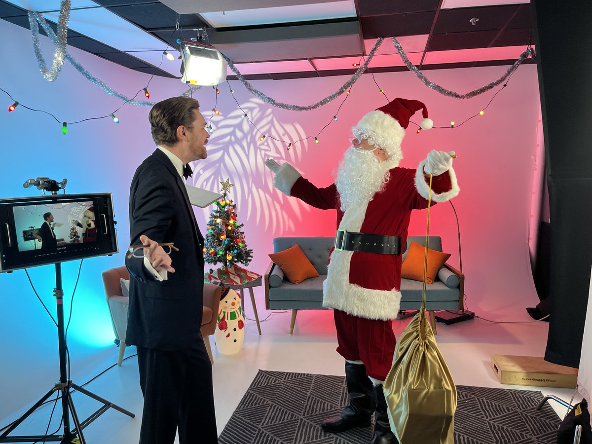 🎄 Santa <a href="/everstre/">Tre' Evers</a>'s top-secret workshop? Nope—just behind the scenes of our Consensus Christmas card shoot.