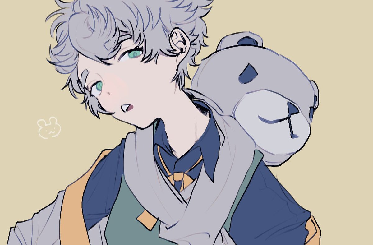 「くま 」|わさのイラスト