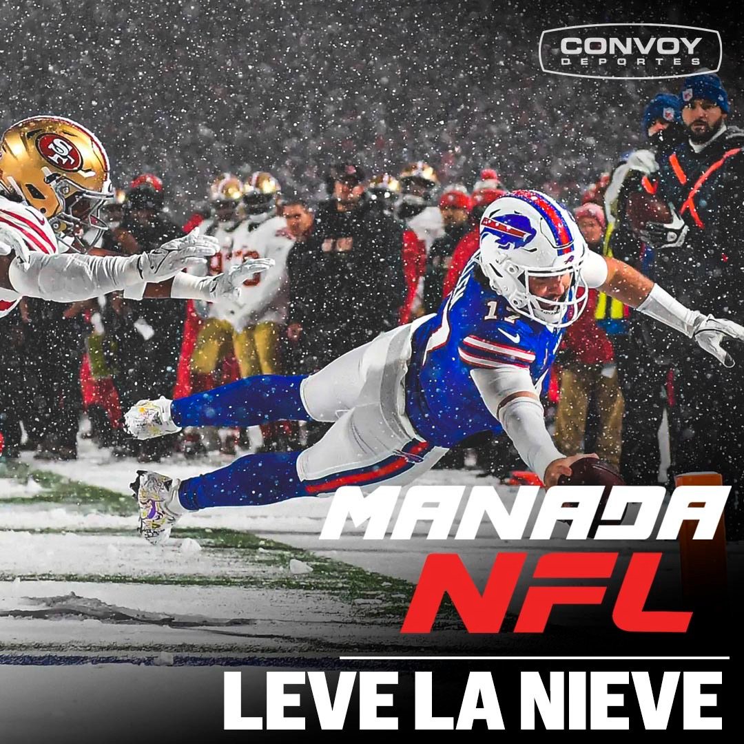 ConvoyDeportes's tweet photo. Ya está disponible el nuevo episodio de #ManadaNFL. El podcast que trae lo más relevante del deporte de las tacleadas. Con @alpanseque y @ChatoRomeroFF. https://t.co/wUUkdww6XY